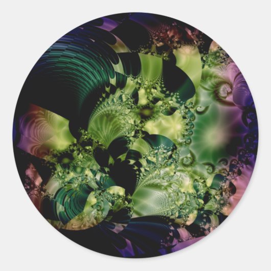 Aurora Ronde Sticker (Voorkant)