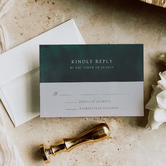 Aurora RSVP-kaart RSVP Kaartje