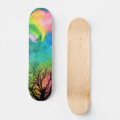 Aurora Skies Skateboard (Voorkant)