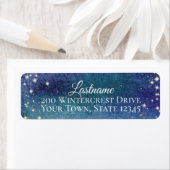 Aurora Sparkle Sky Watercolor Etiket (Insitu)
