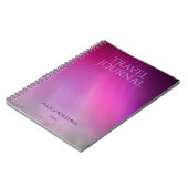 Aurora Travel Journal Nom Année Cahier (Côté gauche)