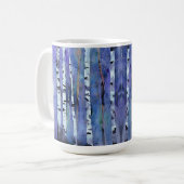 Aurora tussen de berken koffiemok (Voorkant links)