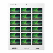 Aurora zogen etiket (Full Sheet)