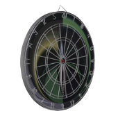 Aurora's Embrace: kosmische caleidoscoop Dartbord (Voorkant Links)