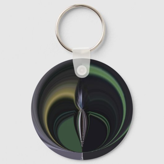 Aurora's Embrace: kosmische caleidoscoop Sleutelhanger (Voorkant)