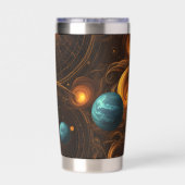 Aurora's Lament Geïsoleerde Drinkbeker (Achterkant)