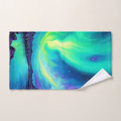 Aurora's Magische Night Sky Dance Ontwerp Bad Handdoek (Handdoek)