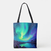 Aurora's Magische Night Sky Dance Ontwerp Draagtas (Achterkant)