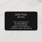 aurores boréales Aurora Carte de visite (Dos)