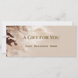 Aurum Textured Gold Marble Gift Certificate