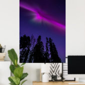 Aury Borealis Night Sky Nature Poster (Bureau à domicile)