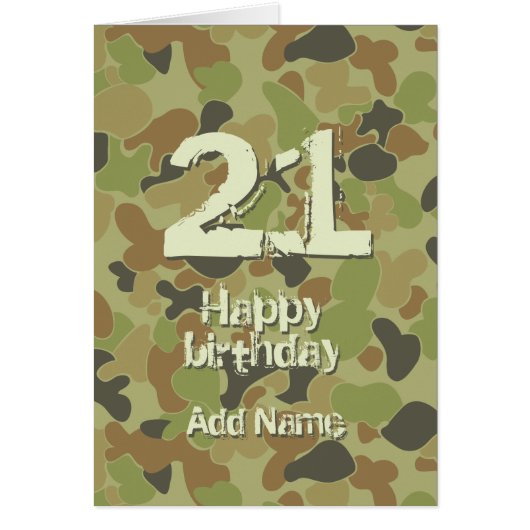 Aus camouflage vert (Devant)