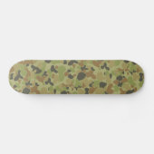 Aus groene camouflage skateboard (Horizontaal)