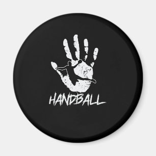aus Hand und Ball wird Handball Magneet