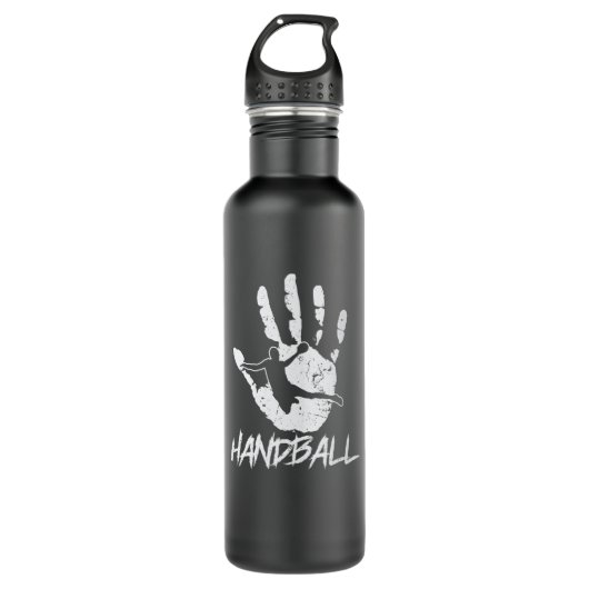 aus Hand und Ball wird Handball Waterfles (Voorkant)