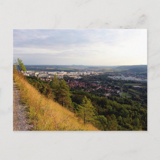 Ausblick auf Jena Lobeda Briefkaart (Voorkant)