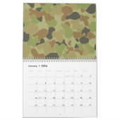 Auscam groene camouflage kalender (Jan 2026)