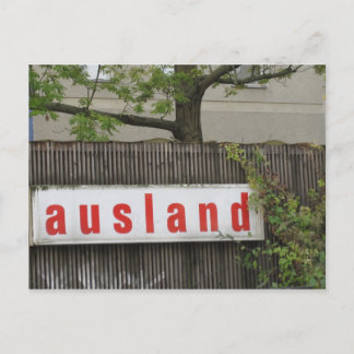 Ausland Briefkaart