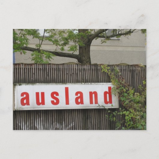 Ausland Briefkaart (Voorkant)