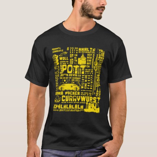 Ausm Pott Yellow T-shirt (Voorkant)