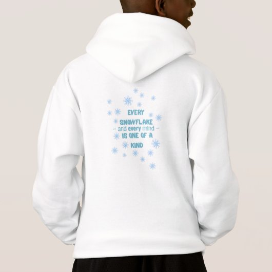 Ausome Winter – Une girafe flocon de neige unique  (Dos)