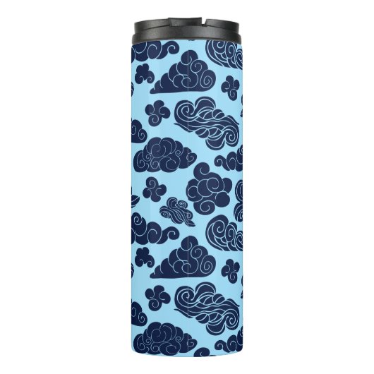 Auspicious Clouds Traditional Chinese T Pattern TT Thermosbeker (Achterkant)
