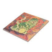 Auspicious Komainu: Guardian of Yuzen Dreams (A) Tegeltje (Zijkant)