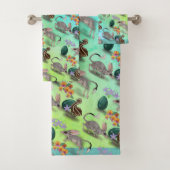 Ausralia Easter Bilby met Emu & Egg Bad Handdoek (Insitu)