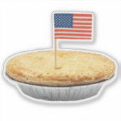 Aussi américain que Apple Pie Sticker (Devant)
