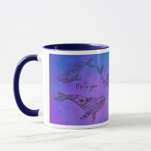 Aussi grand que la mer et le ciel mug (Gauche)