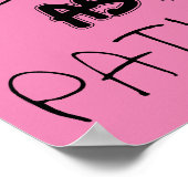 Aussi Mince Que Ma Patience Drôle Poster Signe (Coin)