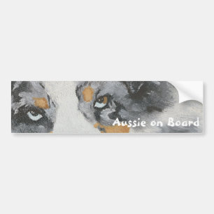 Aussie aan boord van Bumpersticker