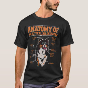 Aussie ANATOMIE VAN EEN AUSTRALISCHE HERDER Funny T-shirt