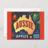 Aussie Apples Briefkaart (Voorkant / Achterkant)