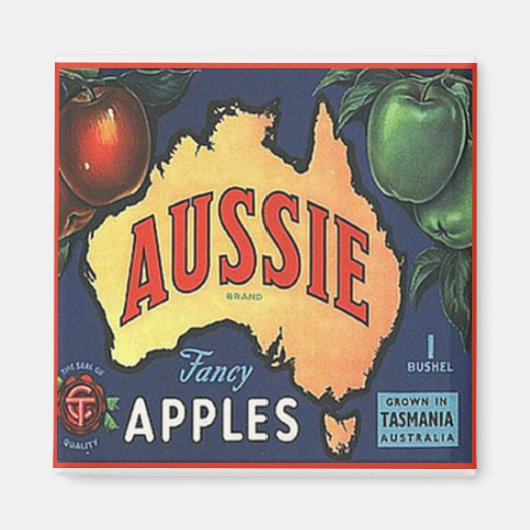 Aussie Apples Magneet (Voorkant)