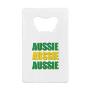 Aussie Aussie Aussie Kredietkaart Flessenopener