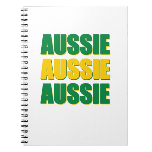 Aussie Aussie Aussie Notitieboek (Voorkant)