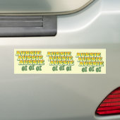 Aussie Aussie Aussie oi Bumpersticker (Op auto)