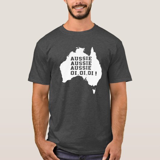 Aussie Aussie Aussie Oi Oi Oi Oi T-shirt (Voorkant)