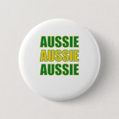 Aussie Aussie Aussie Ronde Button 5,7 Cm (Voorkant)
