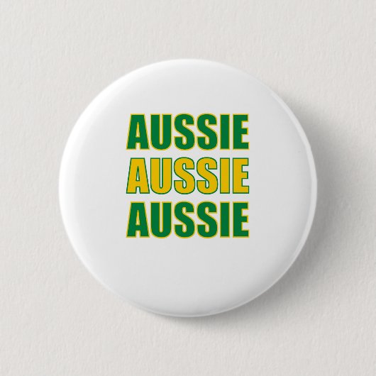 Aussie Aussie Aussie Ronde Button 5,7 Cm (Voorkant)
