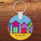 Aussie Beach Huts sleutelhanger (Voorkant)