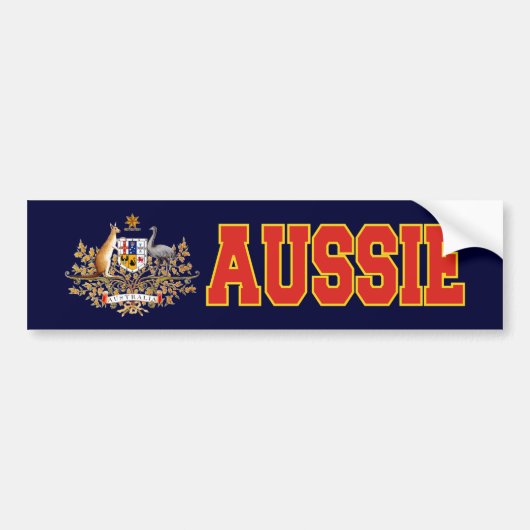 Aussie Bumpersticker (Voorkant)