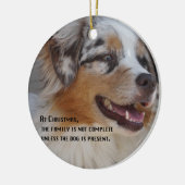 Aussie cadeau keramisch ornament (Links)