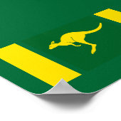 Aussie Colors Kangaroo Poster (Hoek)