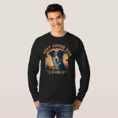Aussie DAD Australian Shepherd 1 T-shirt (Voorkant volledig)