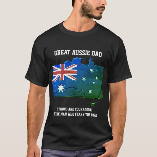 AUSSIE DAD Christelijk T-shirt (Voorkant)