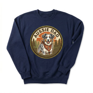Aussie Dad Crewneck Australische Herder Hond Pap Trui