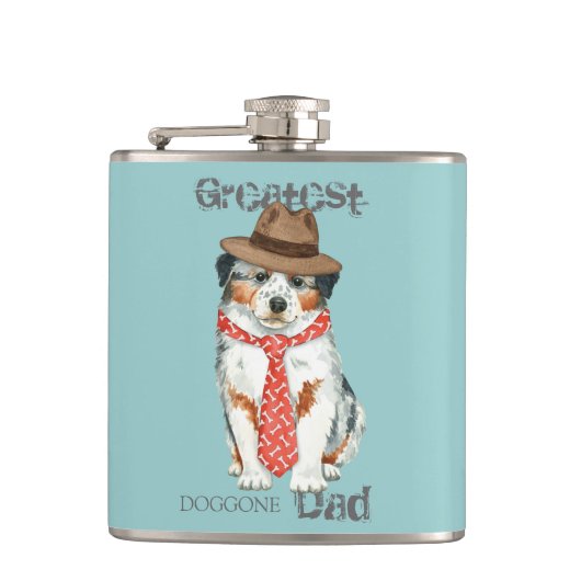 Aussie Dad Heupfles (Voorkant)