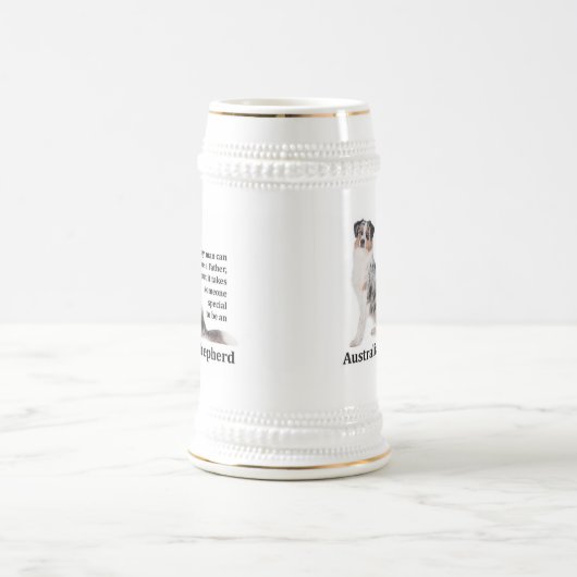 Aussie Dad Stein Bierpul (Center)